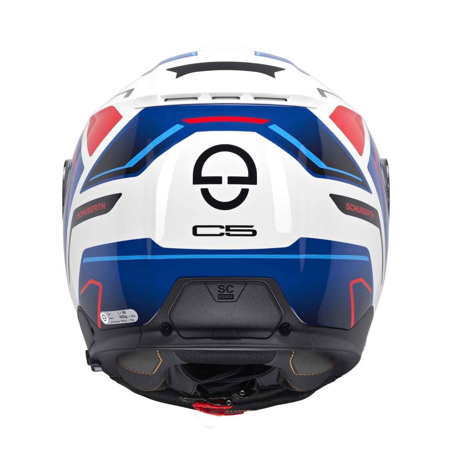  Schubert C5 Omega White Çene Açılır Motosiklet Kask