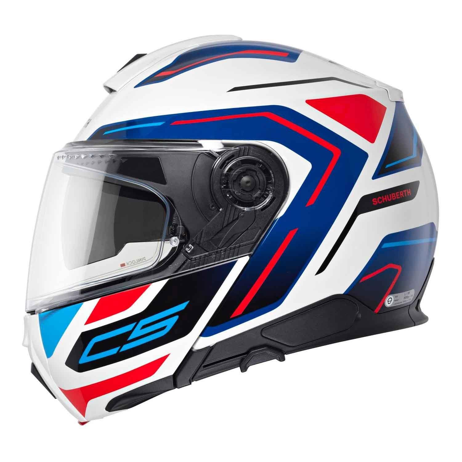  Schubert C5 Omega White Çene Açılır Motosiklet Kask