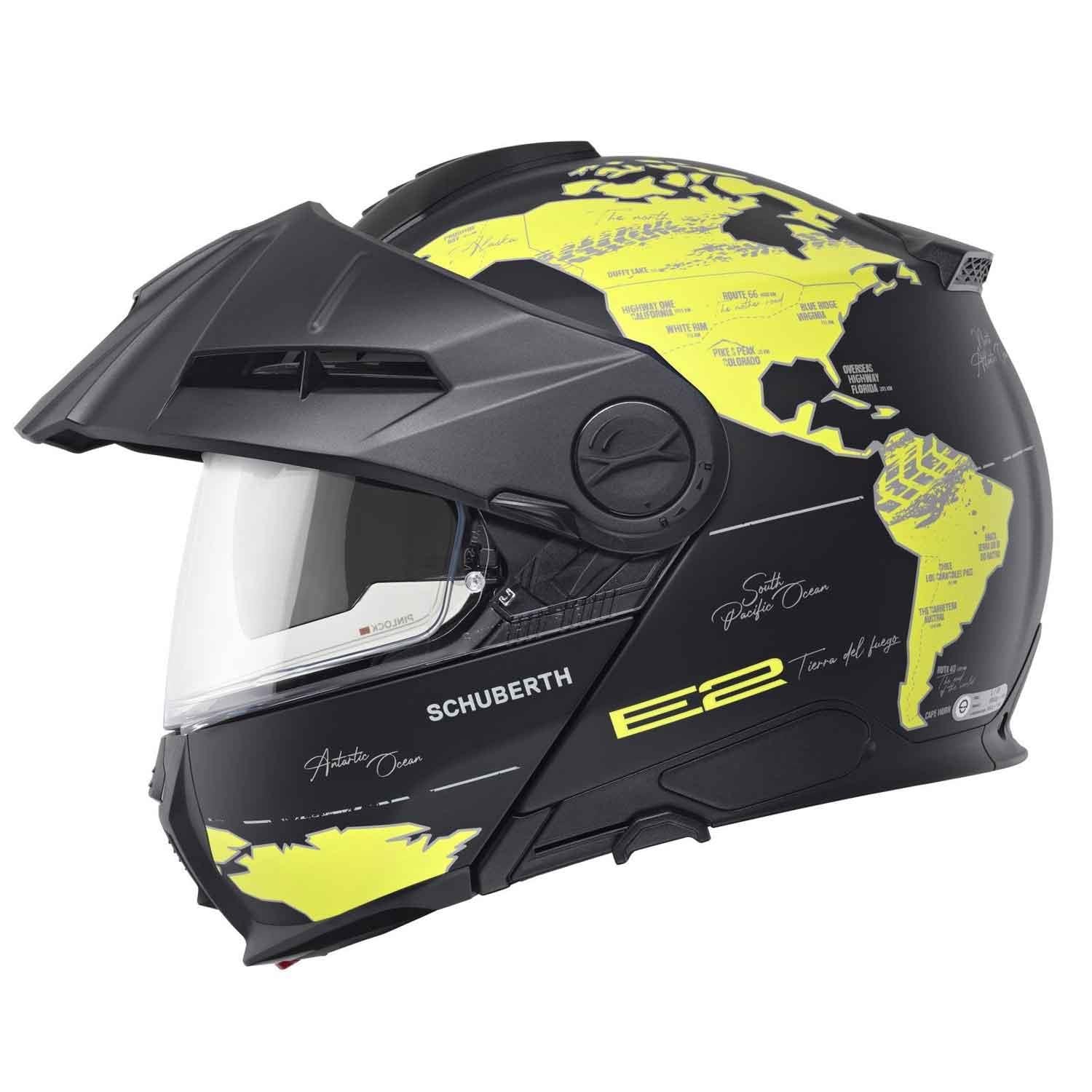  Schuberth E2 Atlas Yellow Çene Açılır Kask