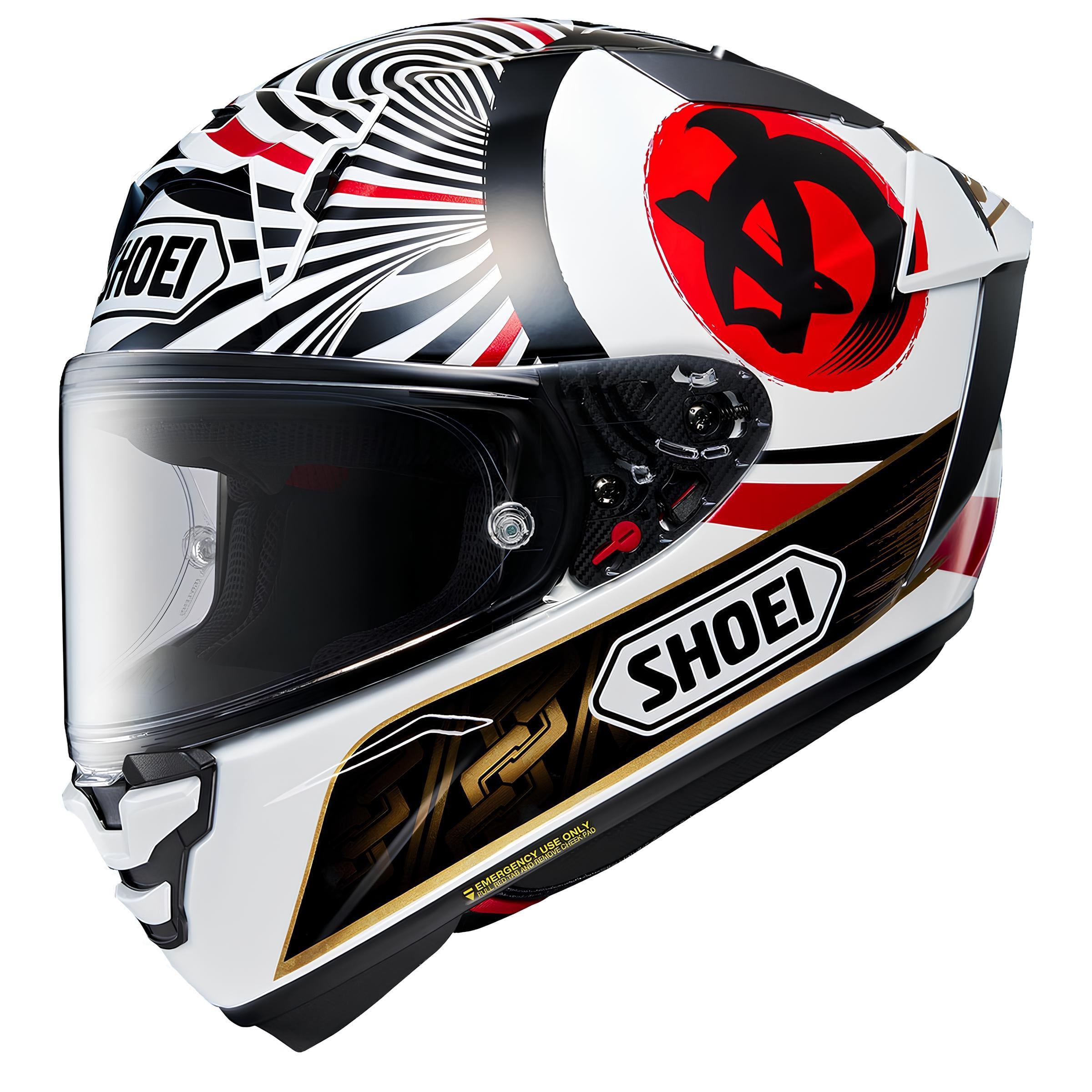 Shoei X-Spirit Pro Marquez Motegi4 Kapalı Motosiklet Kaskı