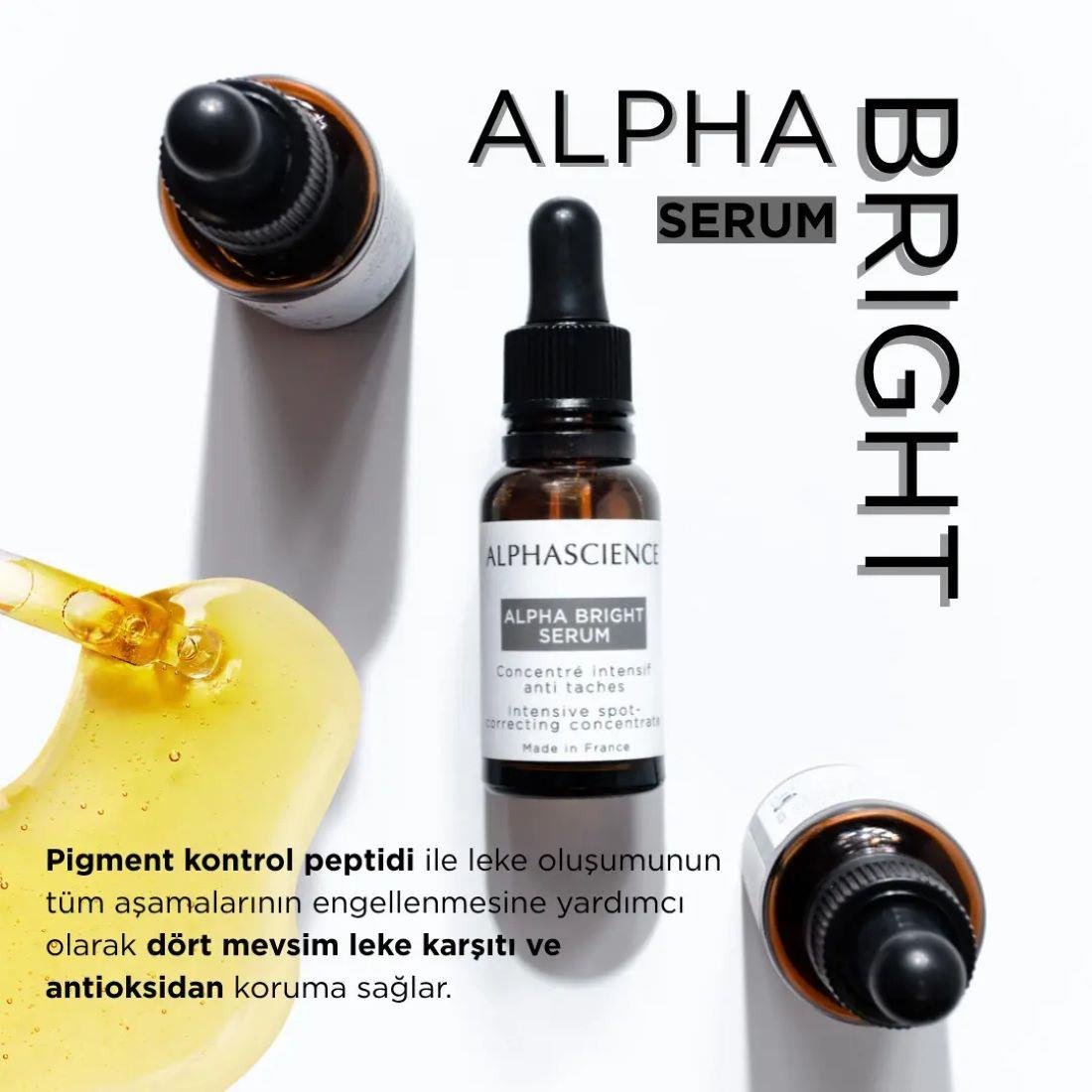 ALPHA BRIGHT SERUM -30 ML Leke Karşıtı Bakım