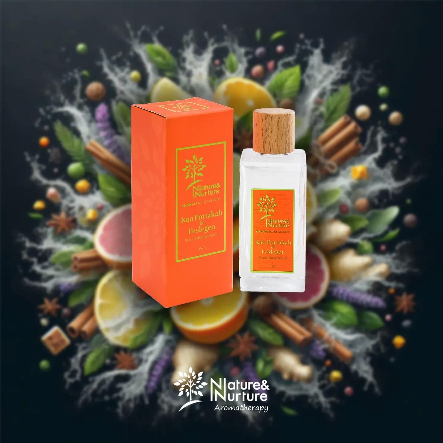 Kan Portalı & Fesleğen Kolonyası 80° 190 ml cam şişe
