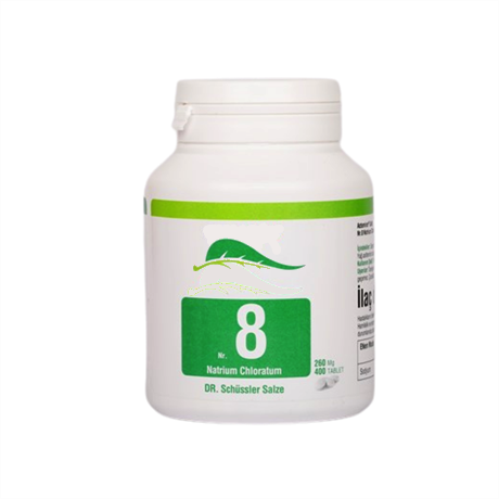 Schüssler Dr. Tuzları Nr:8 400 Tablet Natrium Chloratum