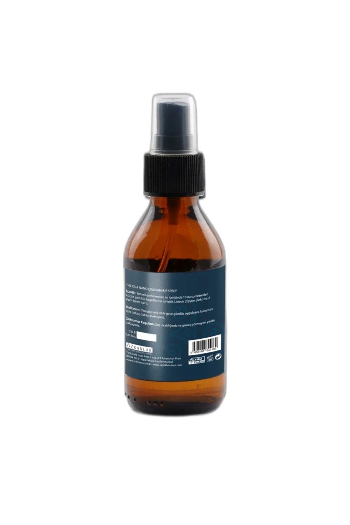 The Base - The Cila Nano Çinko & Bakır Sprey 100 ml