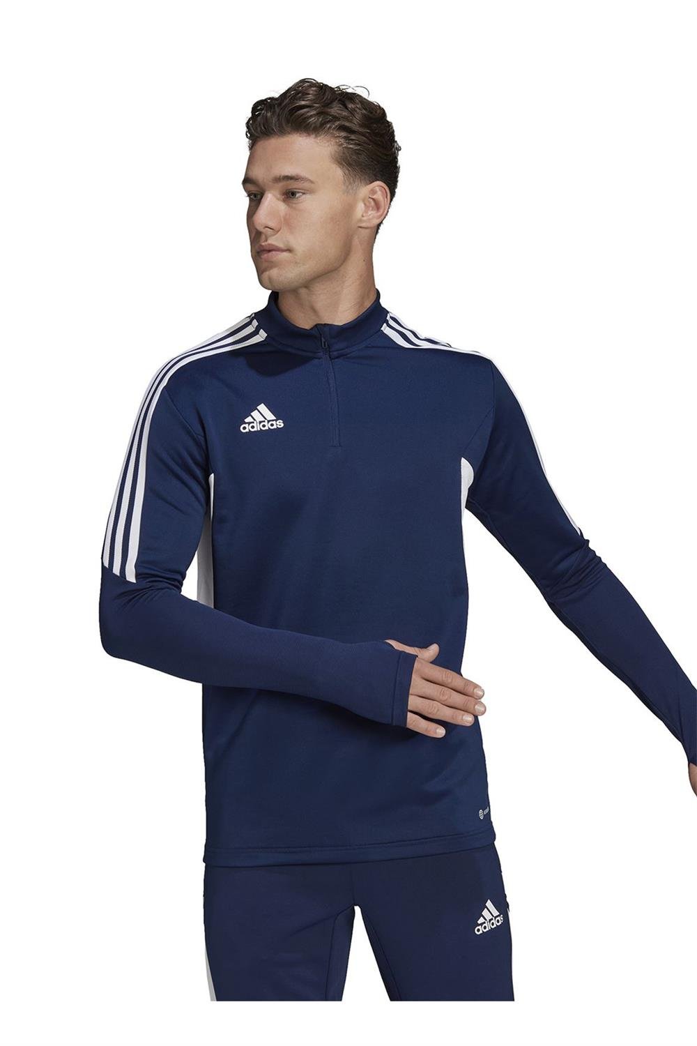 Adidas Con22 Tr Top Erkek Yarım Fermuarlı Antrenman Üstü HA6270