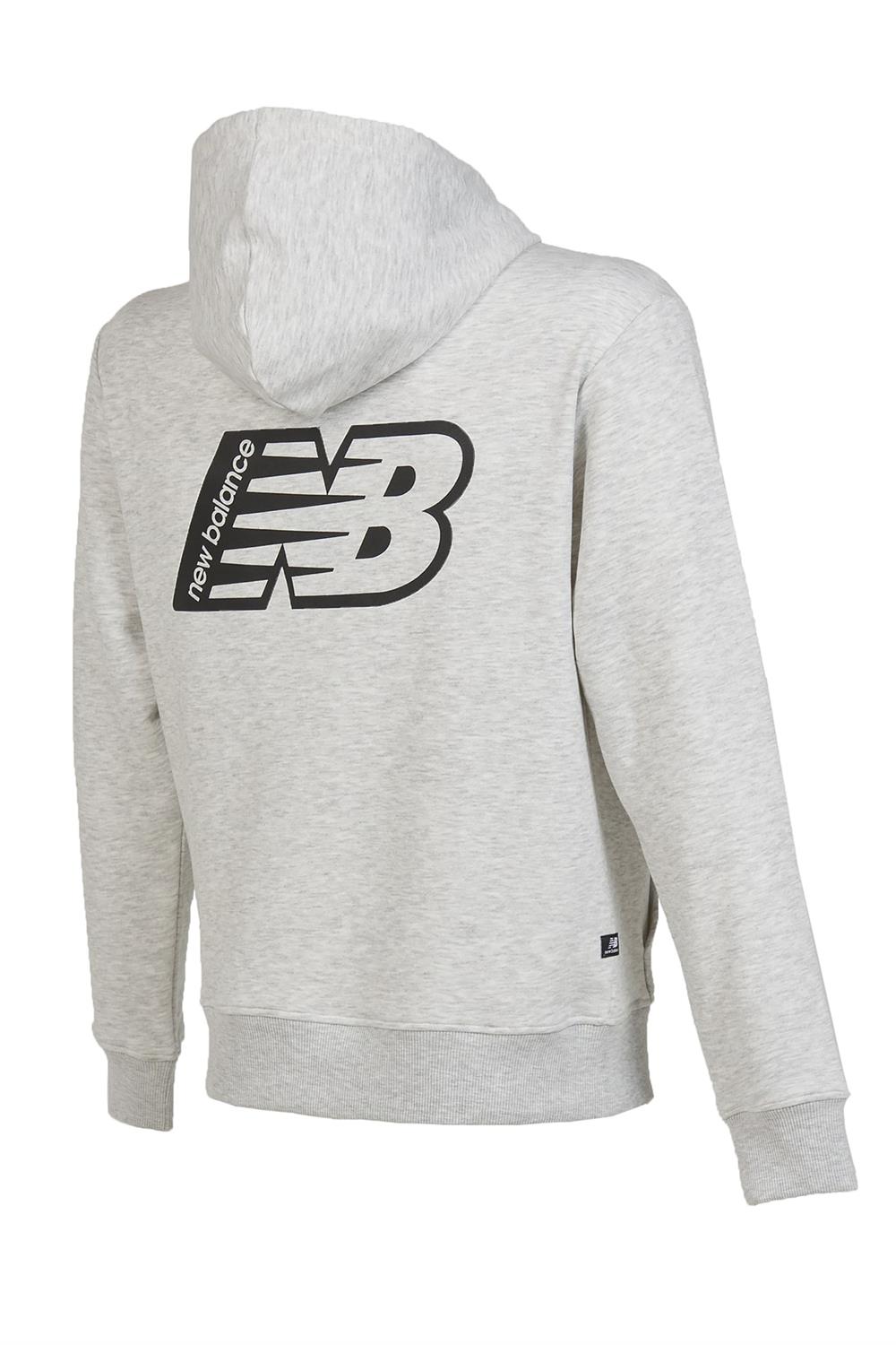 New Balance Erkek Kapüşonlu Sweatshirt Mnh1342-Ag