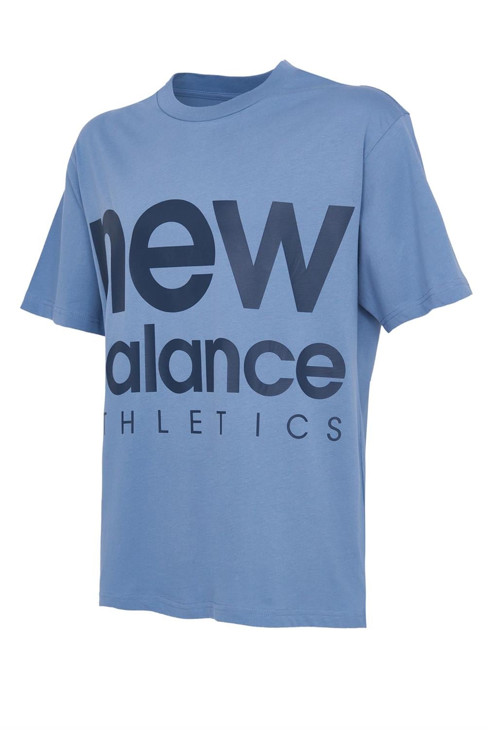 New Balance Erkek Tişört Unt1346-Blu