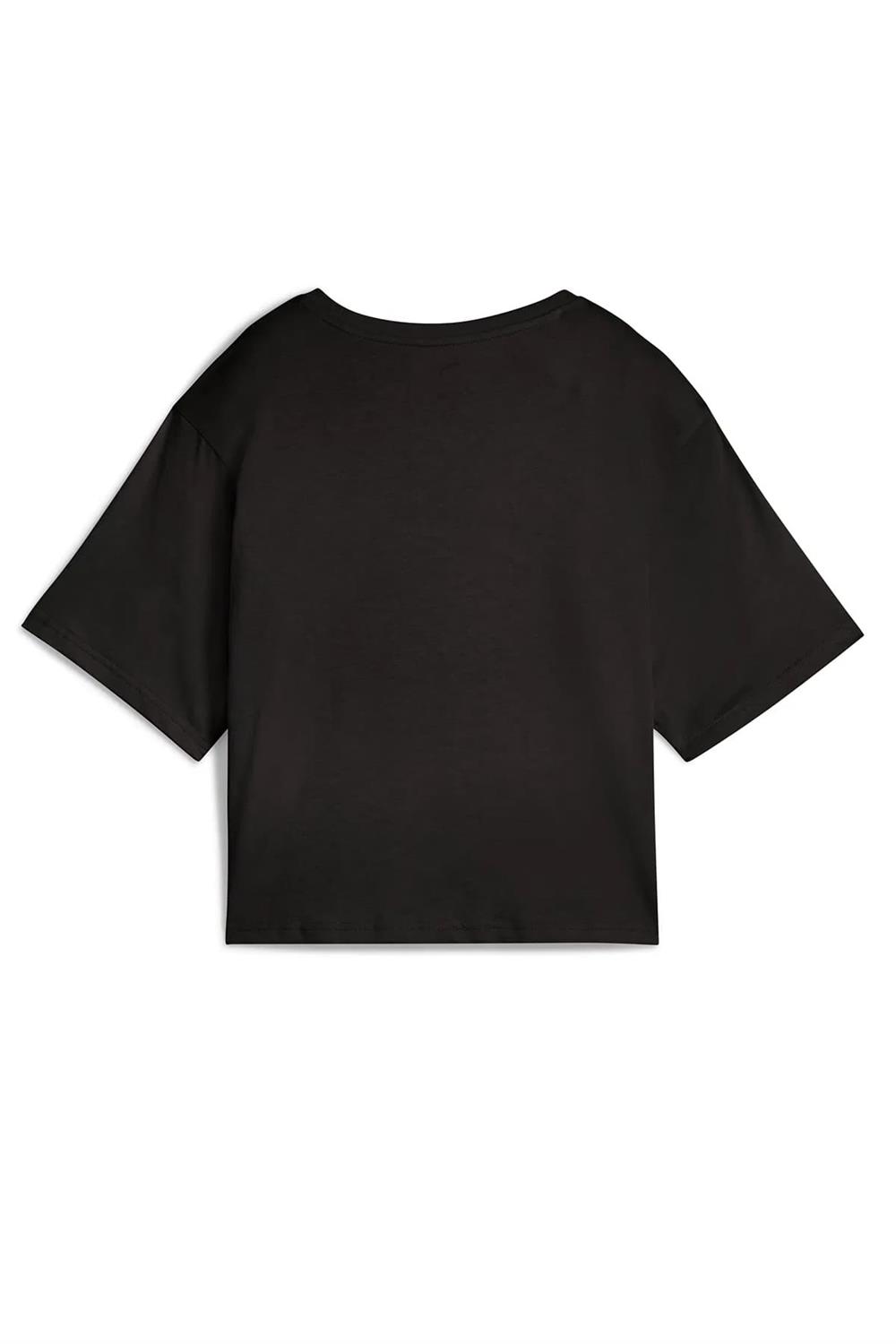 Puma Ess Cropped No. 1 Logo Tee Kadın Kısa Kollu Tişört 68497201