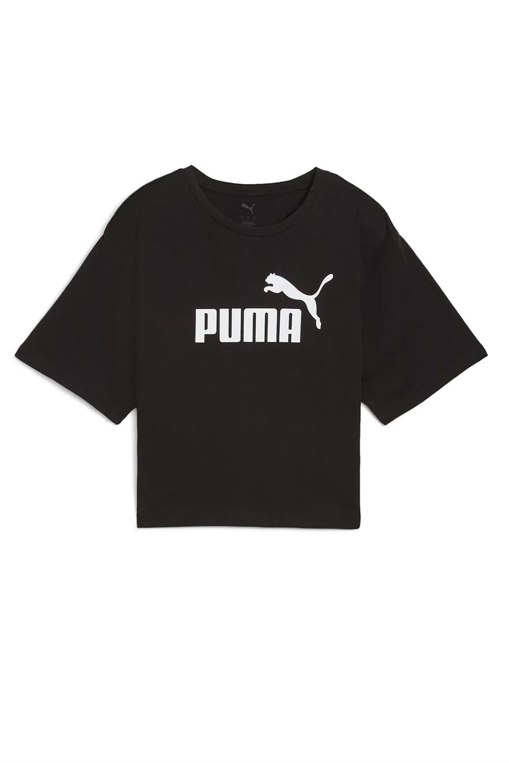 Puma Ess Cropped No. 1 Logo Tee Kadın Kısa Kollu Tişört 68497201