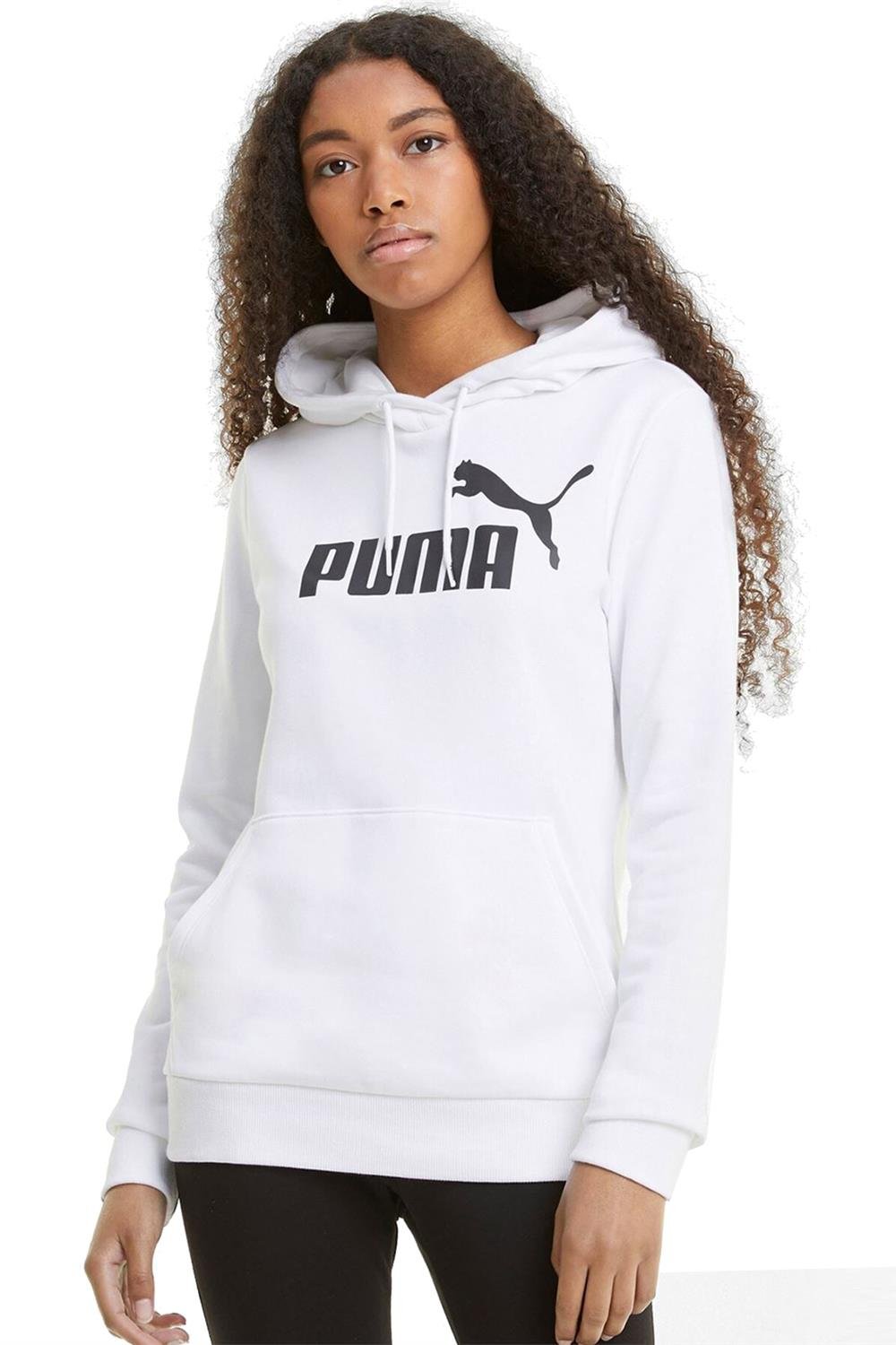 Puma Ess Logo Hoodie Kadın Sweat shirt 58679102