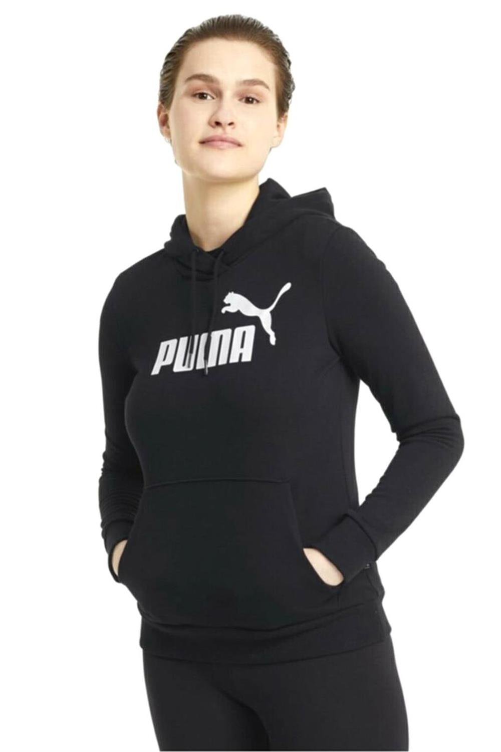 Puma Ess Logo Hoodie Kadın Sweatshirt 58679101