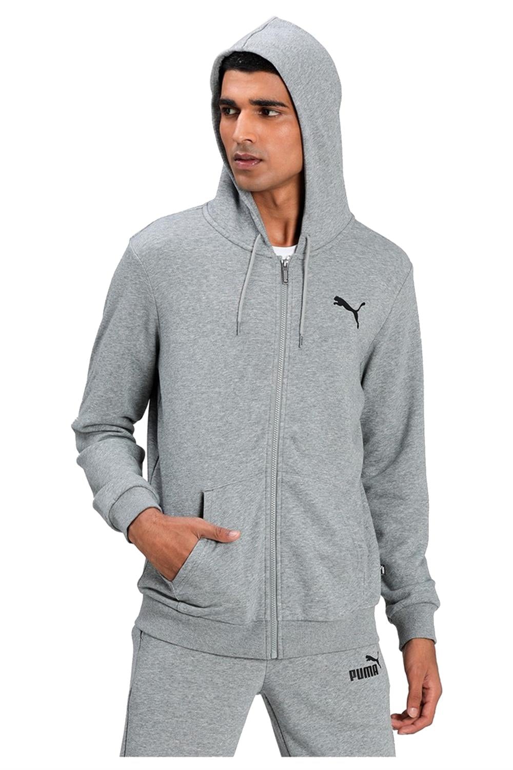 Puma Ess Small Logo Fz Hoodie Erkek Eşofman Üstü 58670453