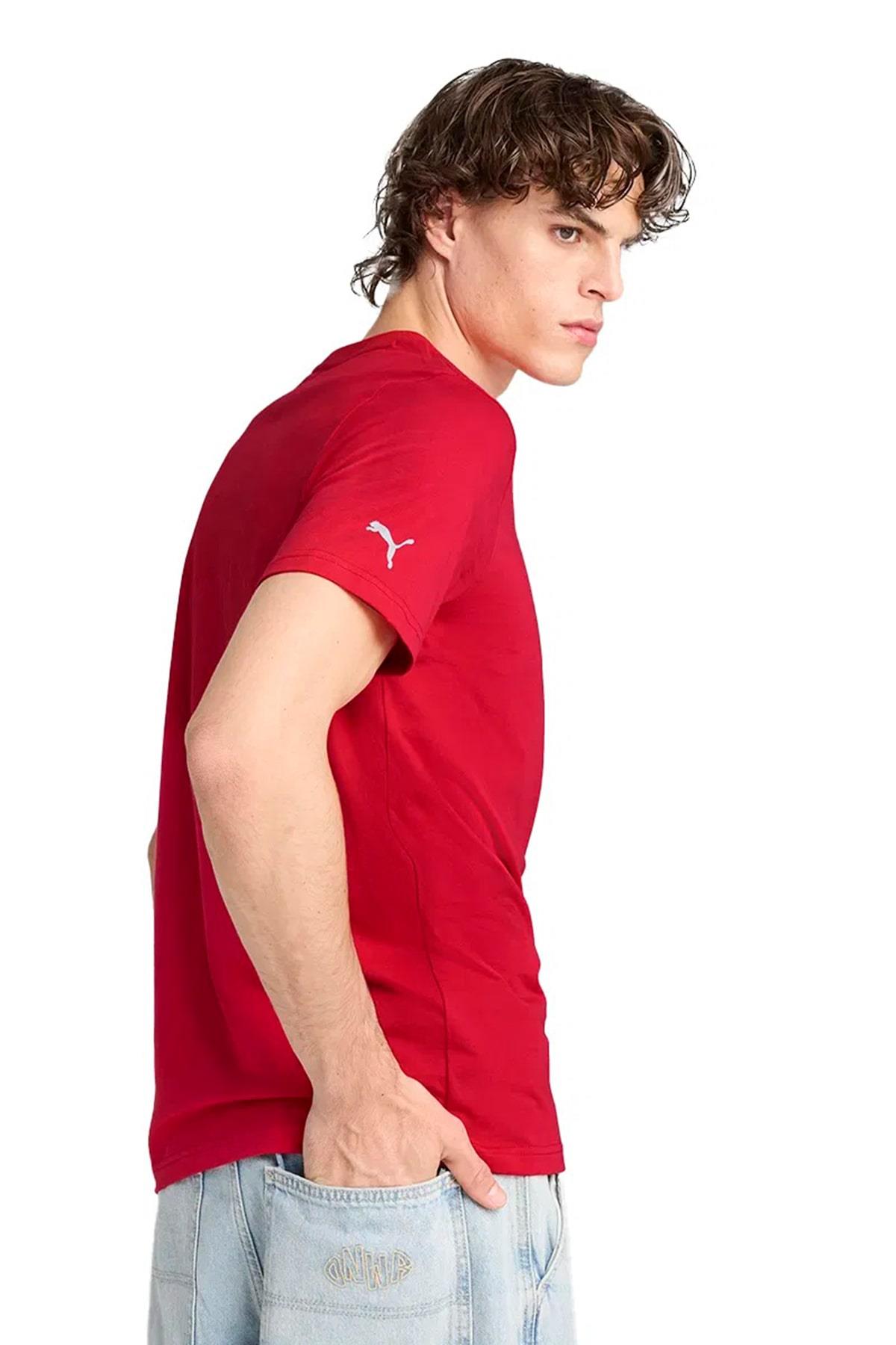 Puma Ferrari Race Tl Big Shield T Erkek Kısa Kollu Tişört 63018902