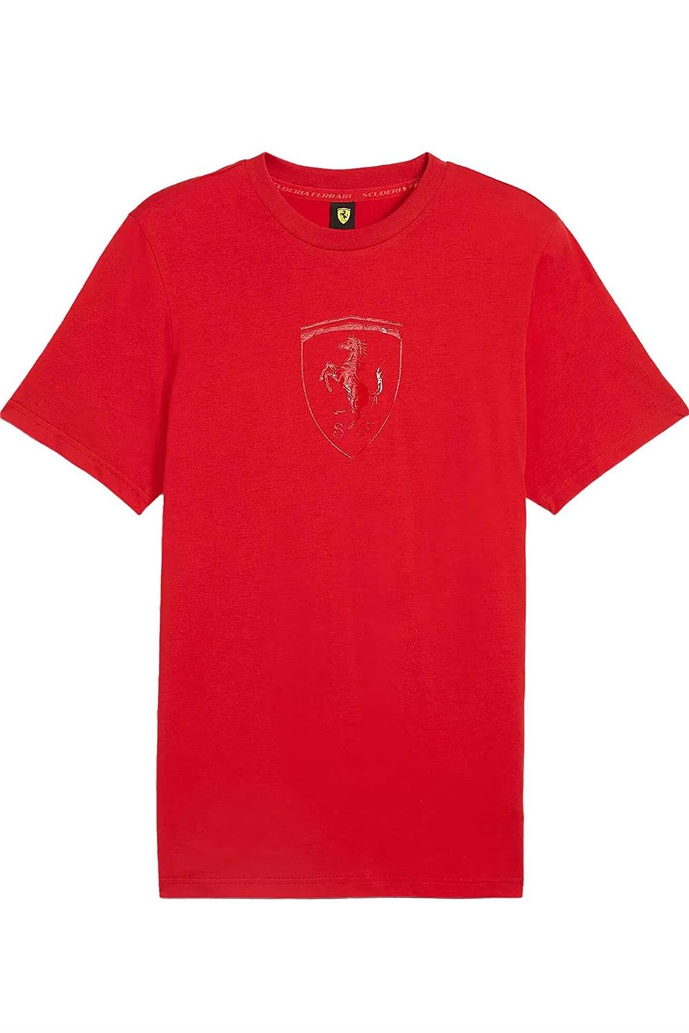 Puma Ferrari Race Tonal Shield T Erkek Tişört 62705702