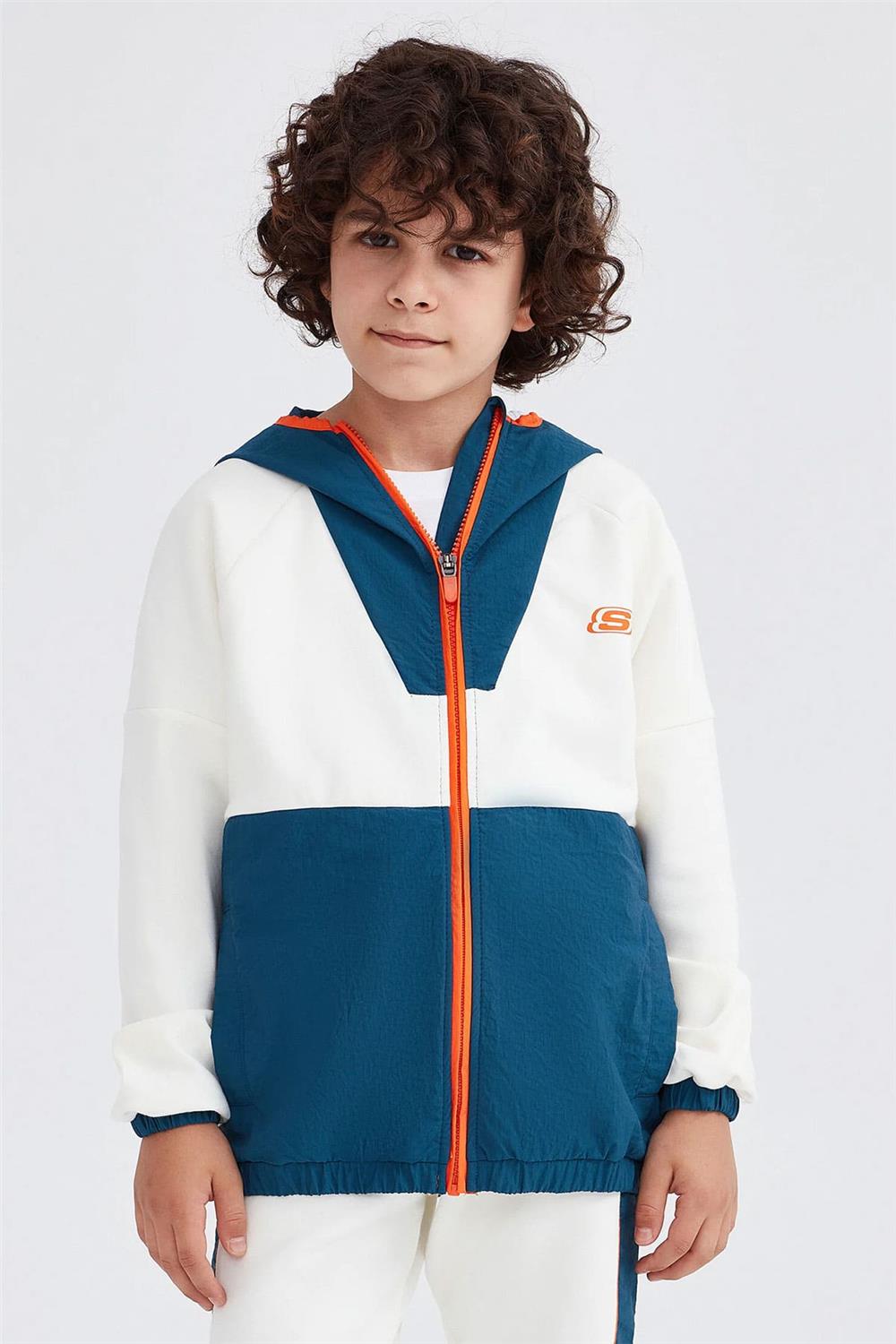 Skechers B 2Xı-Lock Half Zip Sweatshirt Çocuk Sweatshirt Boys Gs Sk232078-102