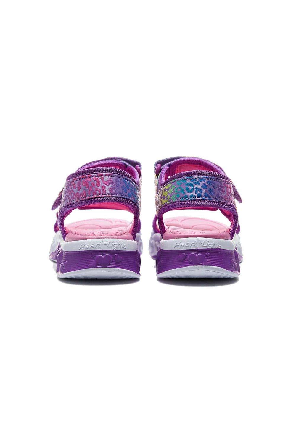 Skechers Flutter Hearts Sandal Çocuk Işıklı Sandalet 302967L Lvmt