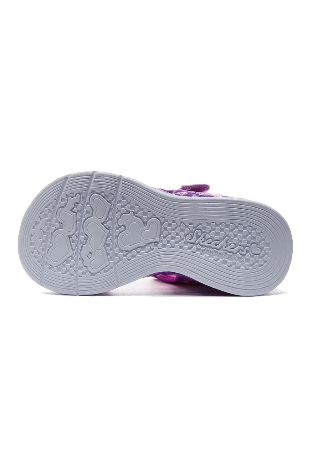 Skechers Flutter Hearts Sandal Çocuk Işıklı Sandalet 302967L Lvmt