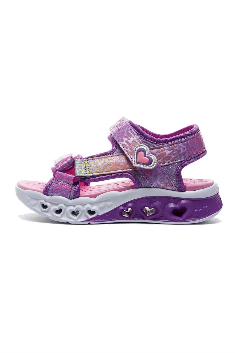 Skechers Flutter Hearts Sandal Çocuk Işıklı Sandalet 302967L Lvmt