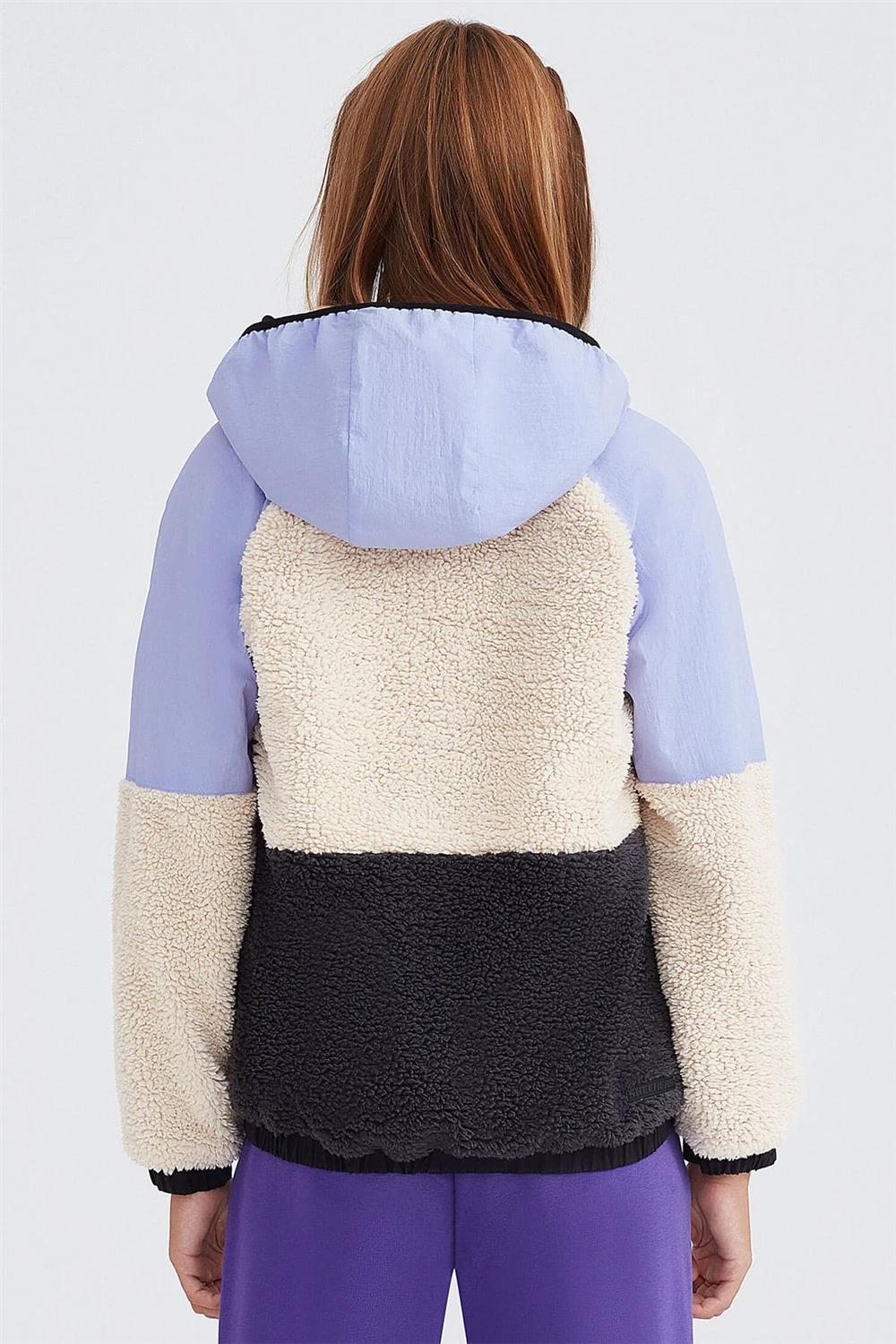 Skechers G Outdoor Fleece Full Zip Sherpa Çocuk Ceket Girls Gs Sk232176-505