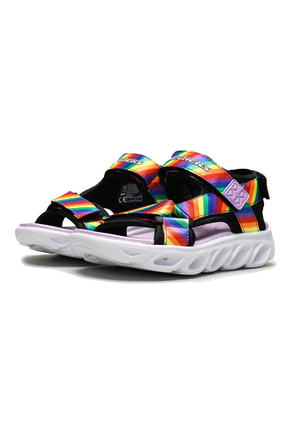 Skechers Hypno-Splash-Rainbow Lights Çocuk Sandalet 20218L Bkmt