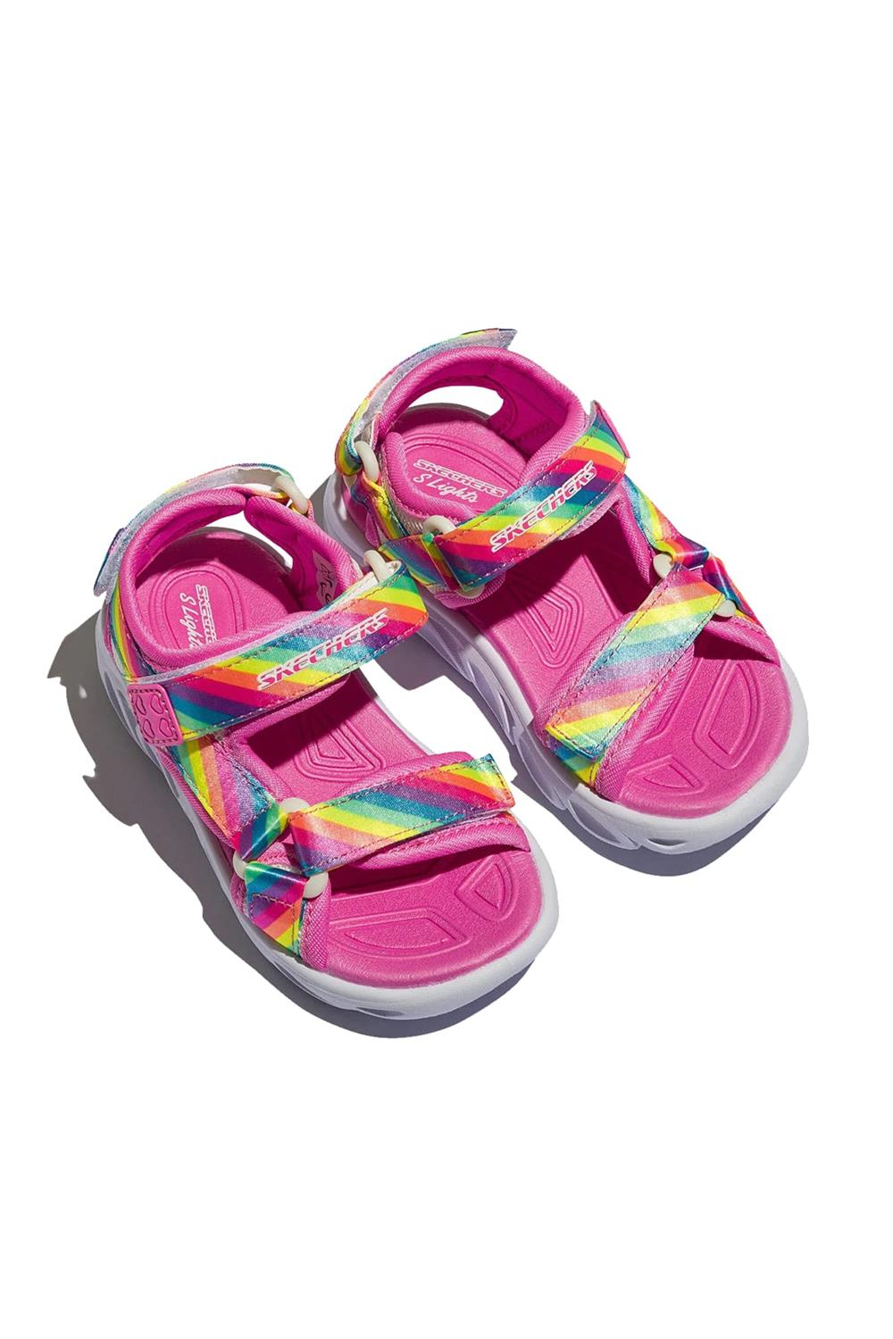 Skechers Hypno-Splash-Rainbow Lights Çocuk Sandalet 20218N Mlt