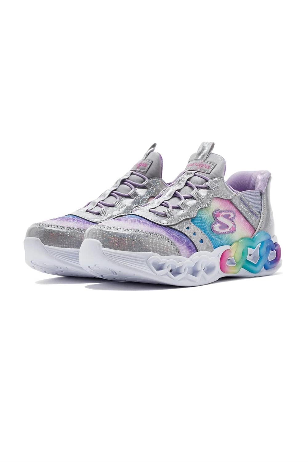 Skechers İnfinite Heart Lights Çocuk Işıklı Günlük Ayakkabı 303755L Smlt