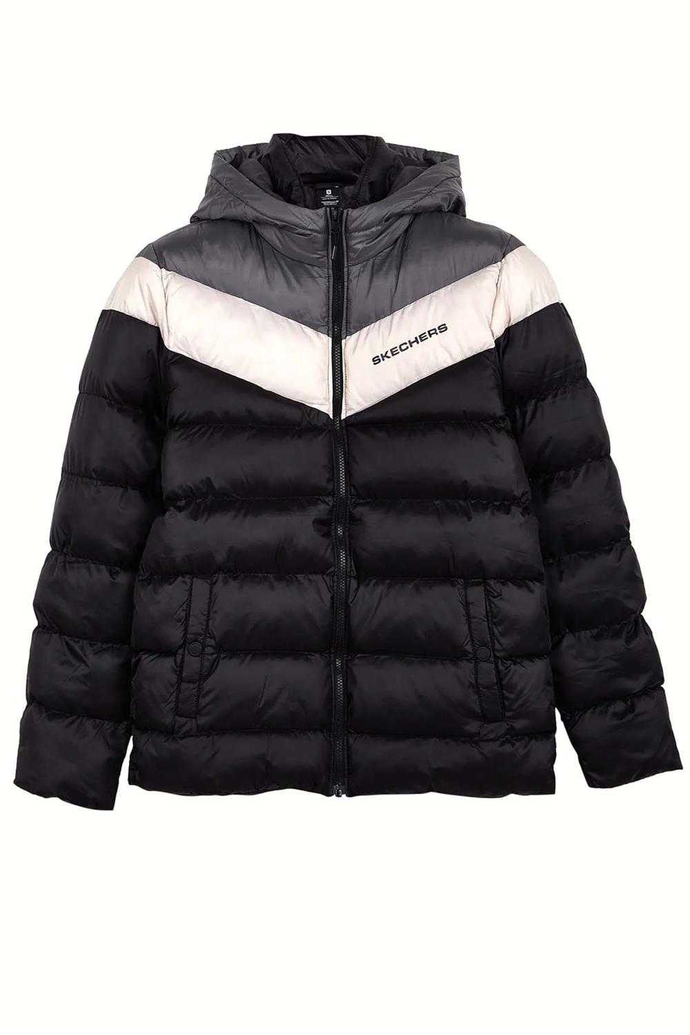 Skechers M Outerwear Colorblock Padded Erkek Mont S222069-001