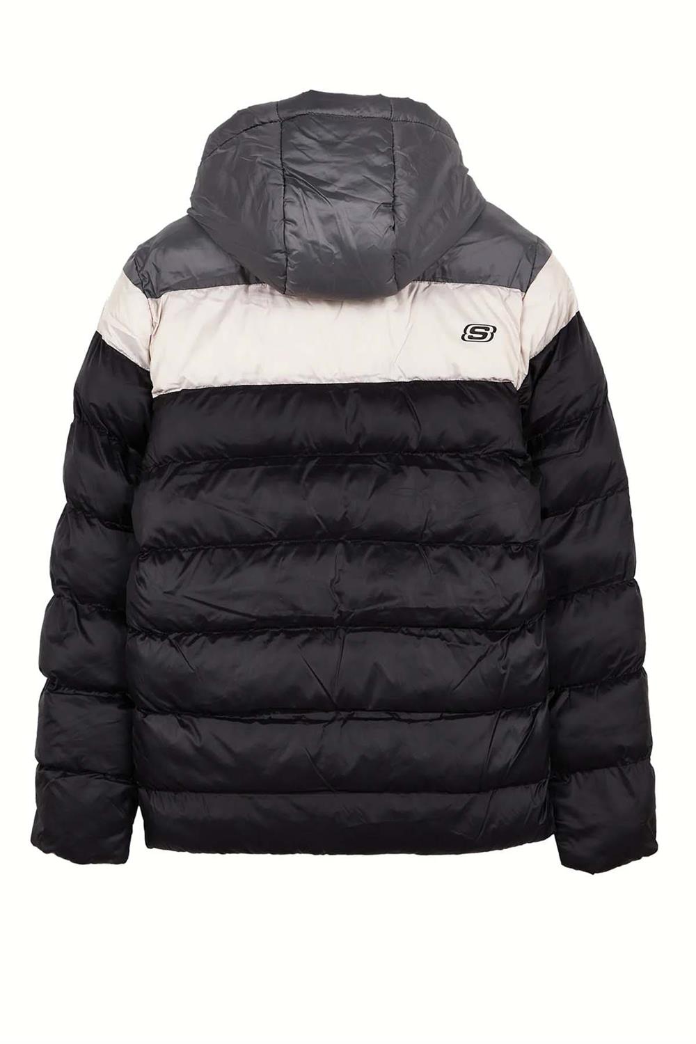 Skechers M Outerwear Colorblock Padded Erkek Mont S222069-001