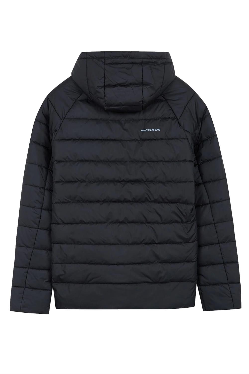 Skechers M Panel Hooded Erkek Siyah Mont S212041-001