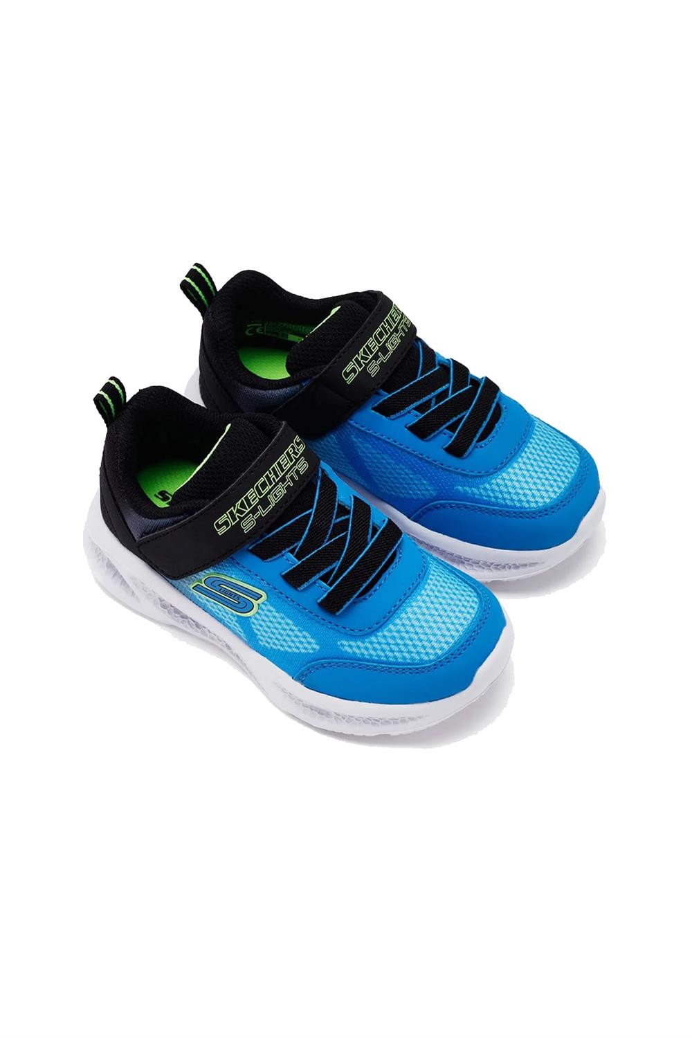 Skechers Skechers Meteor-Lights Çocuk Günlük Ayakkabı 401495N Bkbl
