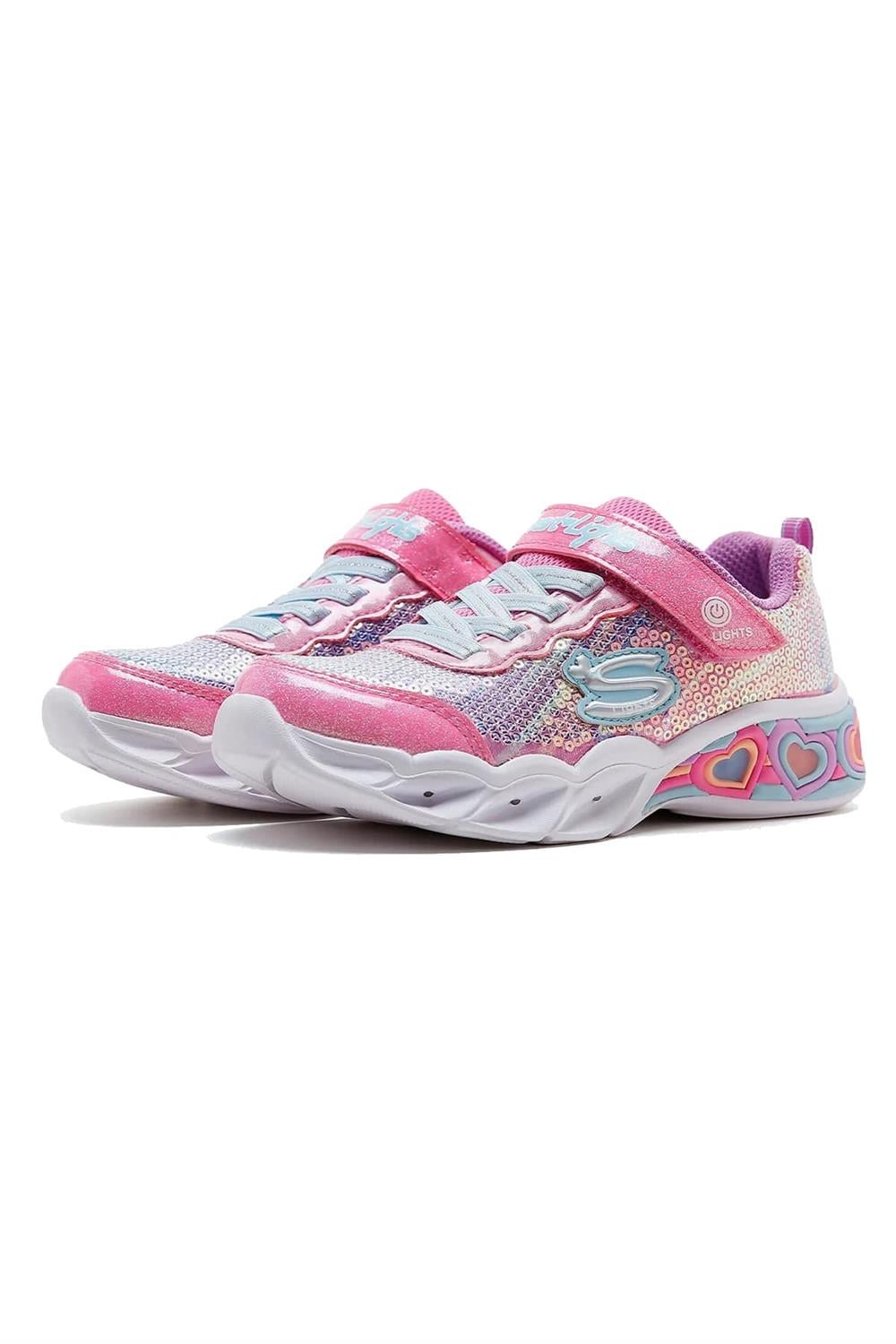 Skechers Sweetheart Lights -Lets Shine Çocuk Işıklı Günlük Ayakkabı 302313L Pkmt