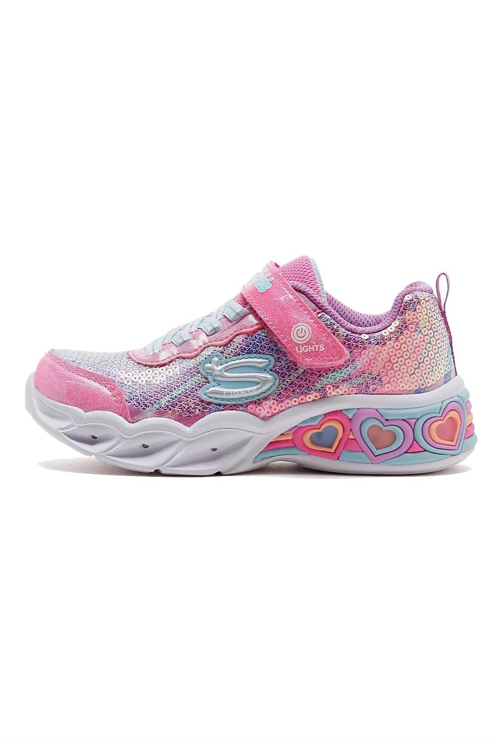 Skechers Sweetheart Lights -Lets Shine Çocuk Işıklı Günlük Ayakkabı 302313L Pkmt