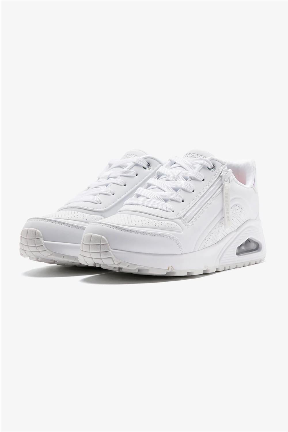 Skechers Uno Gen1 - Zip And Stride Çocuk Günlük Ayakkabı 310554L Wht
