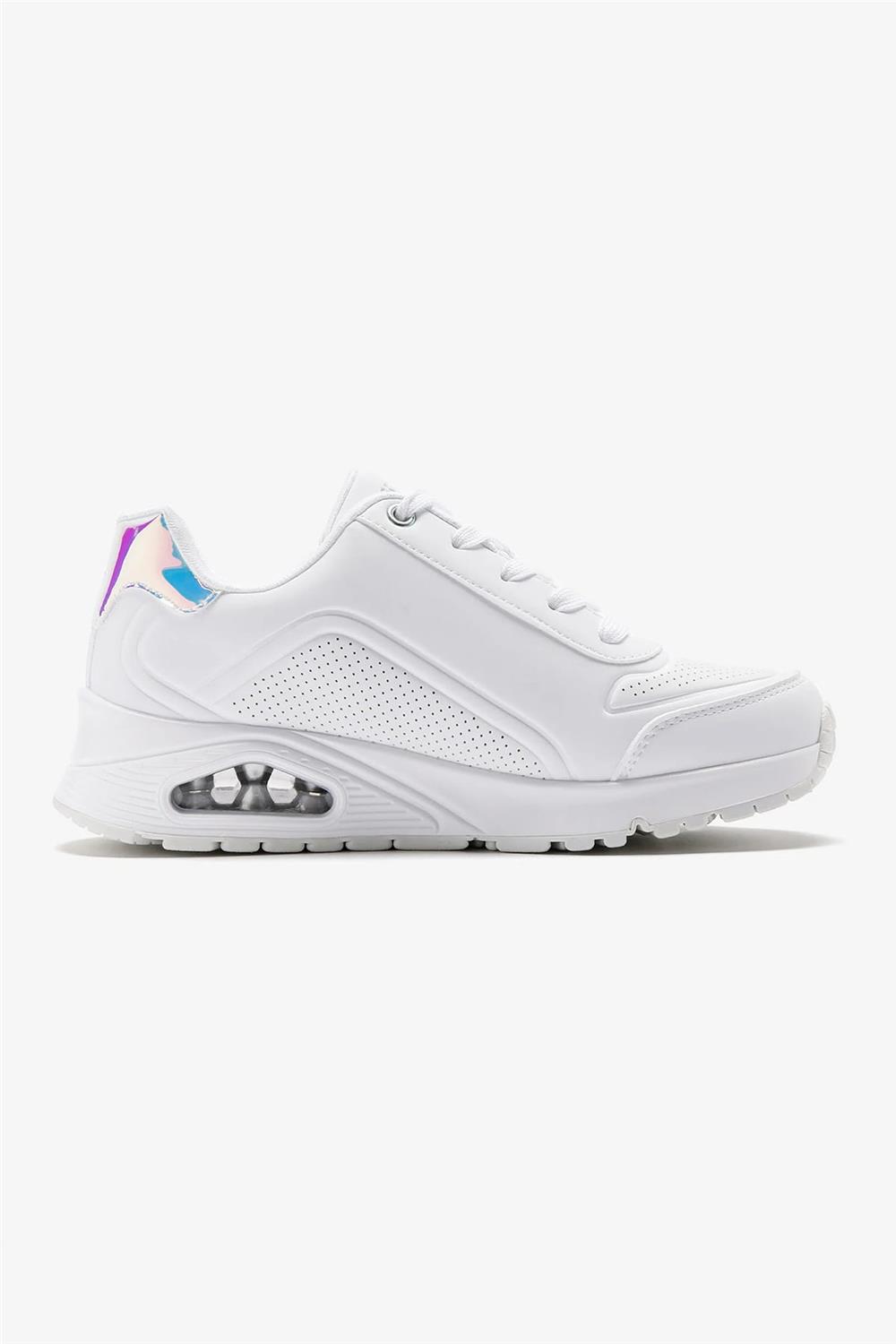 Skechers Uno Gen1 - Zip And Stride Çocuk Günlük Ayakkabı 310554L Wht