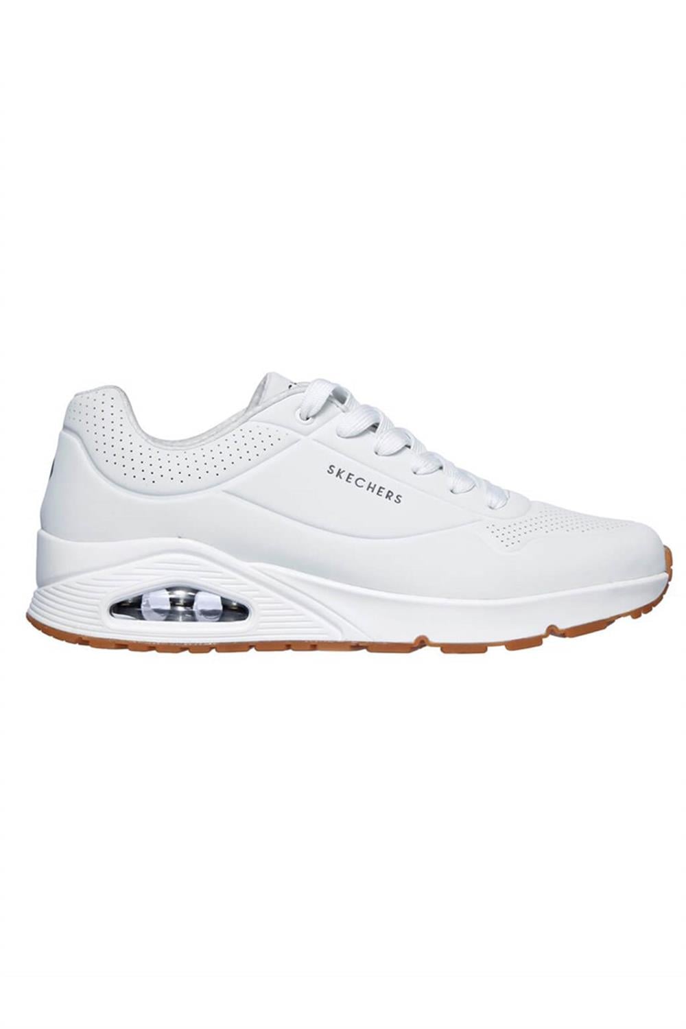 Skechers Uno - Stand On Aır Erkek Günlük Ayakkabı 52458 Wht