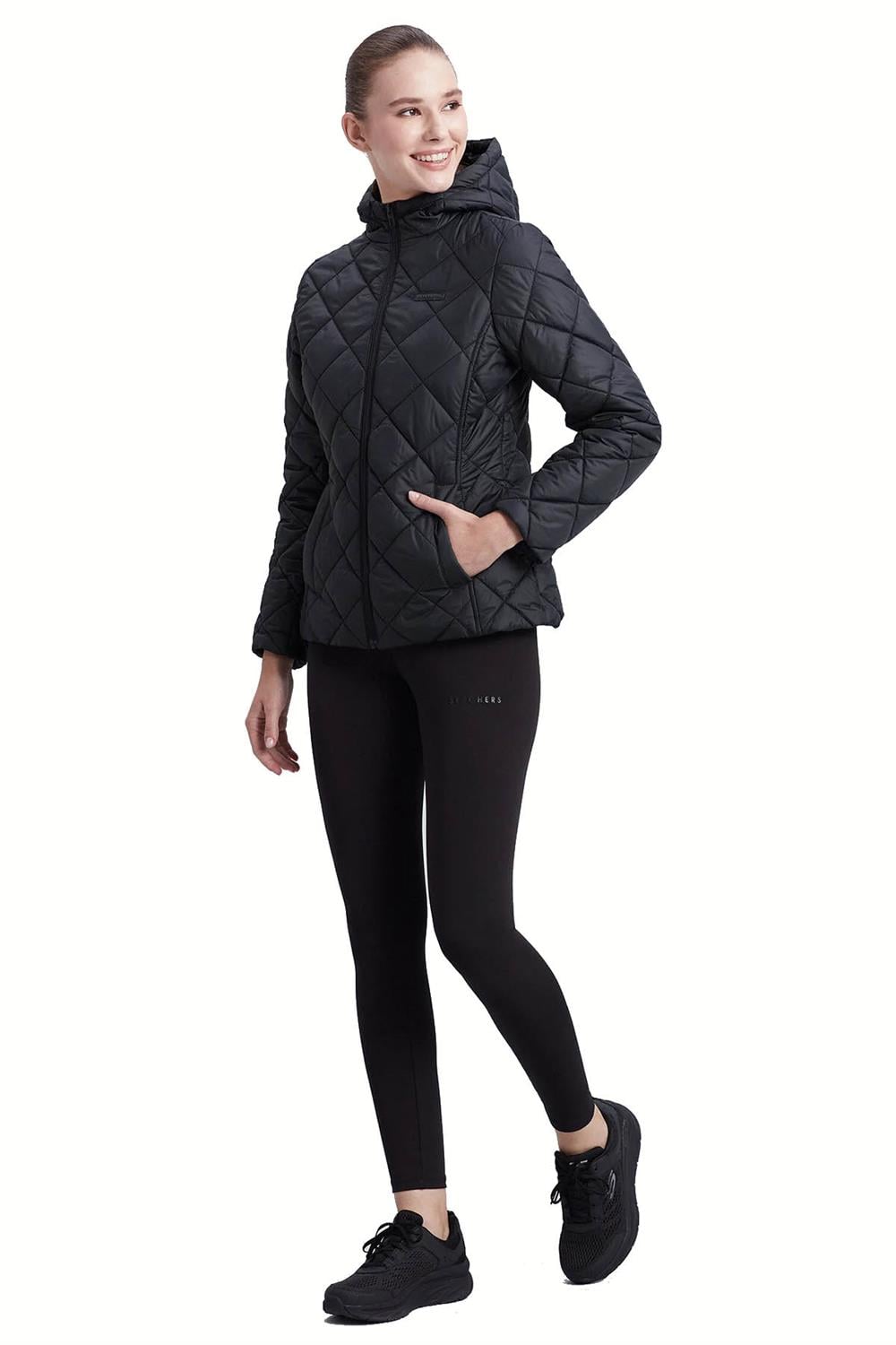 Skechers W Capitone Hooded Kadın Mont S212001-001
