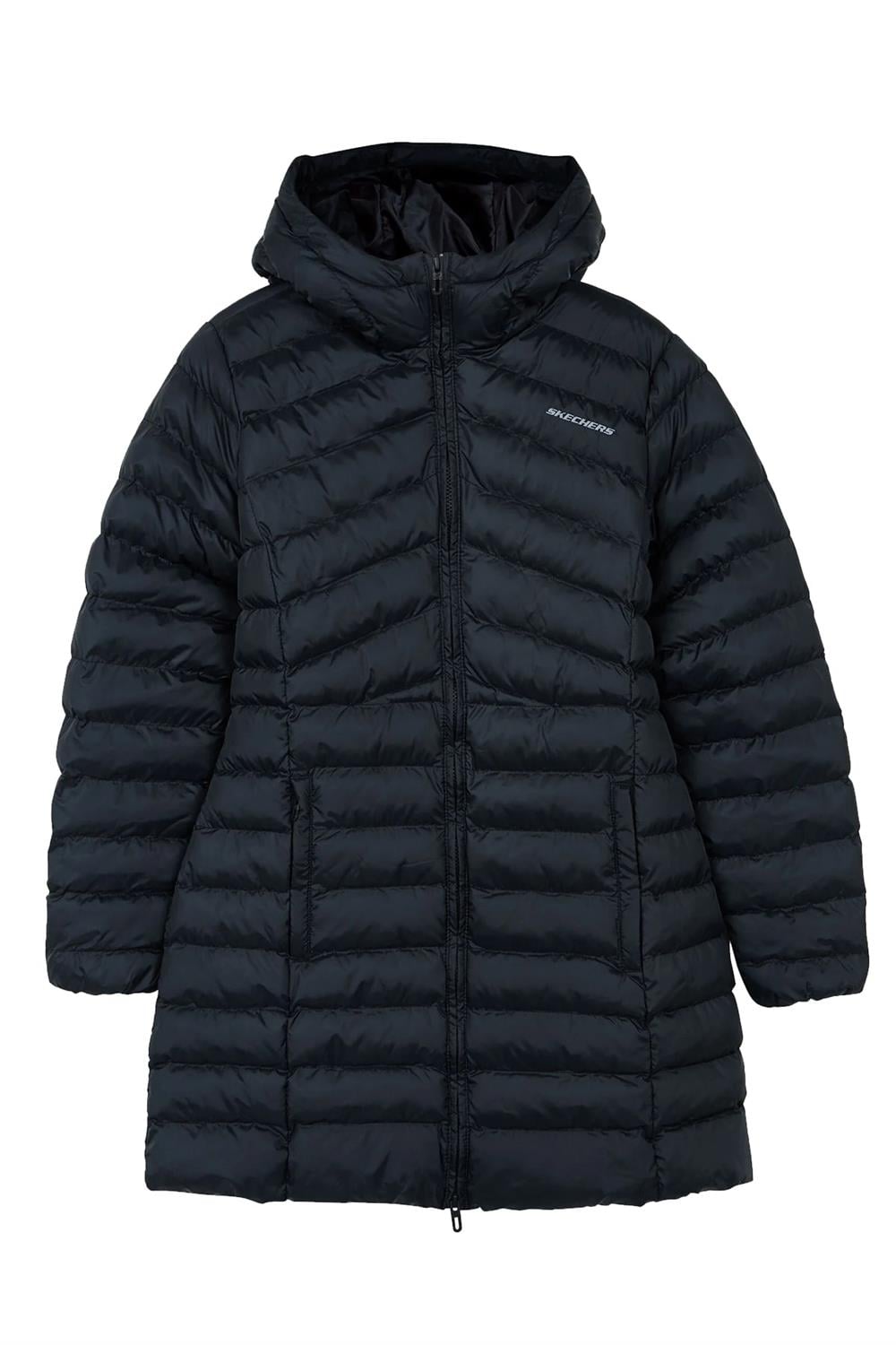 Skechers W Essential Maxi Length Hooded Kadın Mont S212005-001