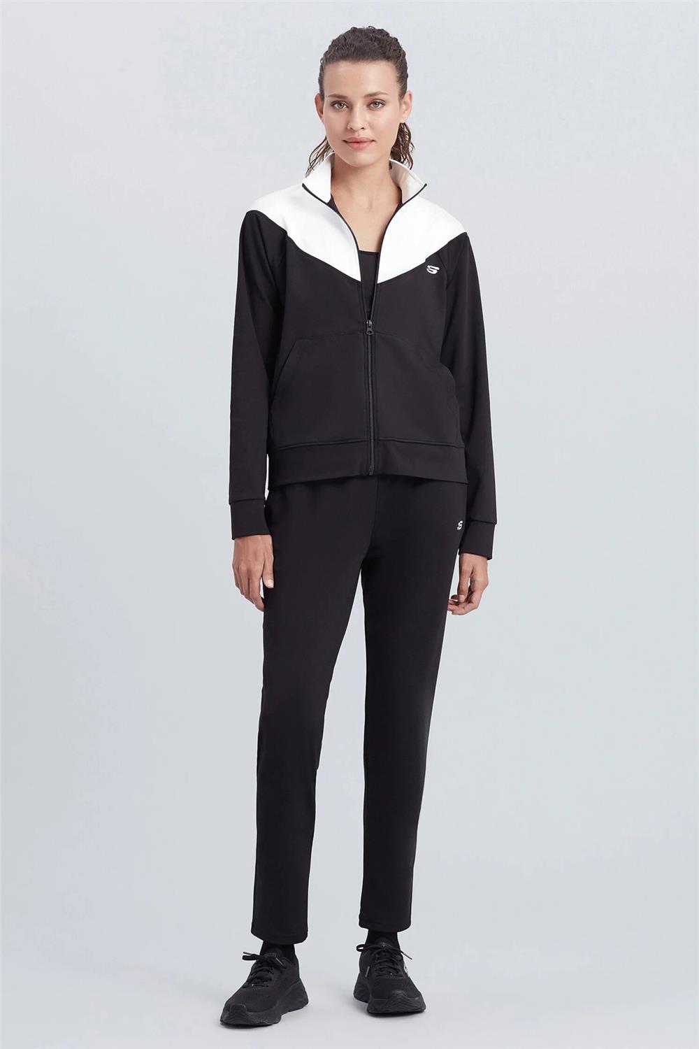 Skechers W Micro Color Block Suit Kadın Eşofman Takımı S212251-001