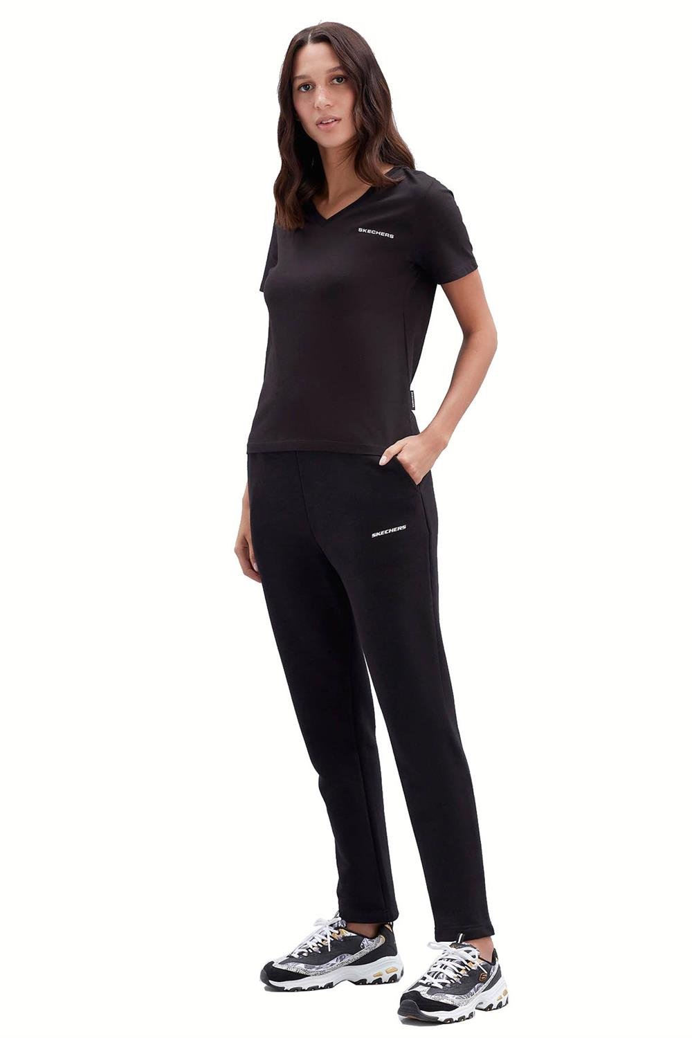 Skechers W New Basics Regular Sweatpant Kadın Eşofman Altı S212419-001