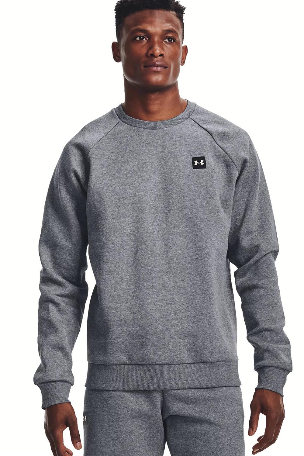 Under Armour Ua Rival Fleece Crew Erkek Sweatshirt 1357096012