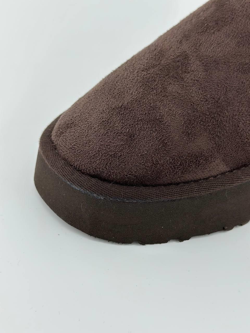 Elagance Acı Kahve Süet Kadın Bot İçi Tüylü❤️‍🔥Yeni Gelenler❤️‍🔥ela963