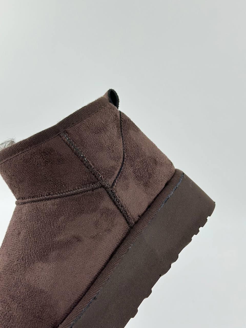 Elagance Acı Kahve Süet Kadın Bot İçi Tüylü❤️‍🔥Yeni Gelenler❤️‍🔥ela963