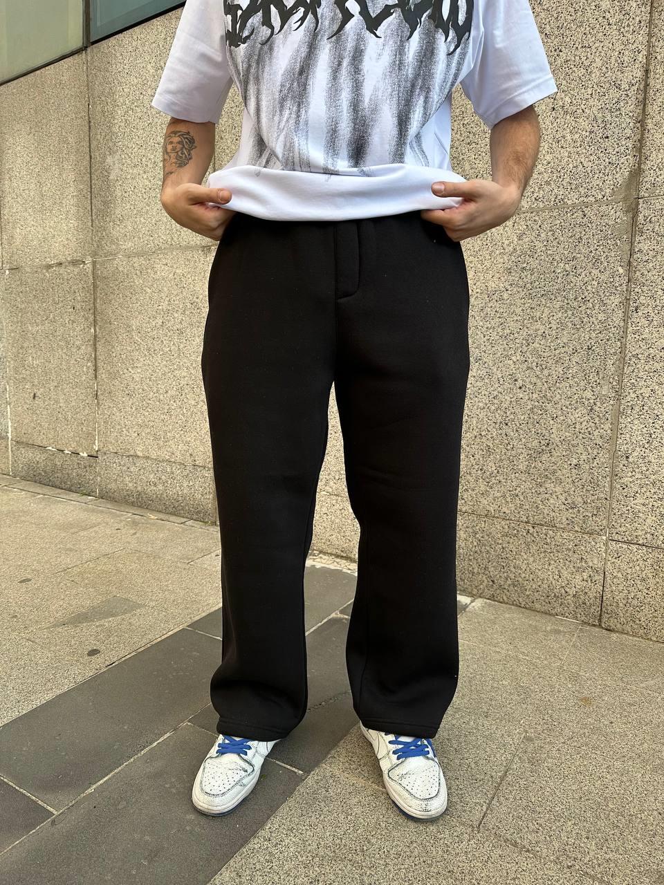Elagance Ayarlanabilir Paça Siyah Basic Baggy EşofmanEşofmanela805