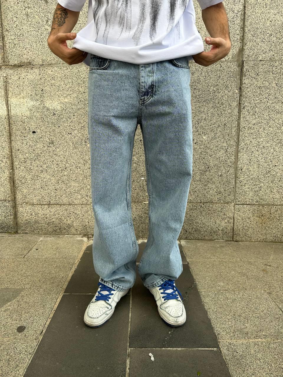 Elagance Baggy Açık Mavi PantolonEla405