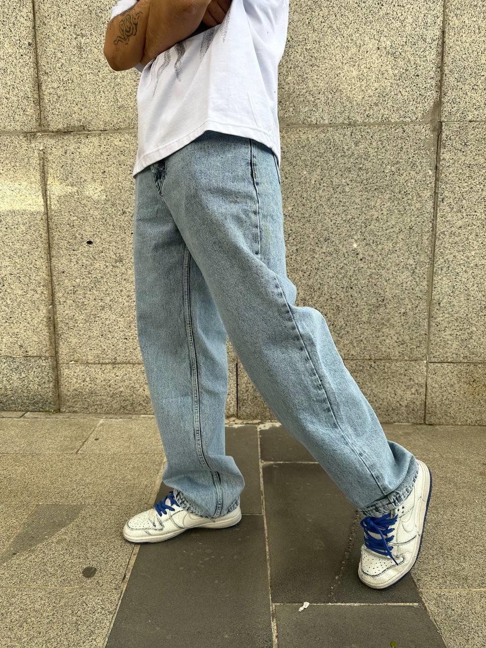 Elagance Baggy Açık Mavi PantolonEla405