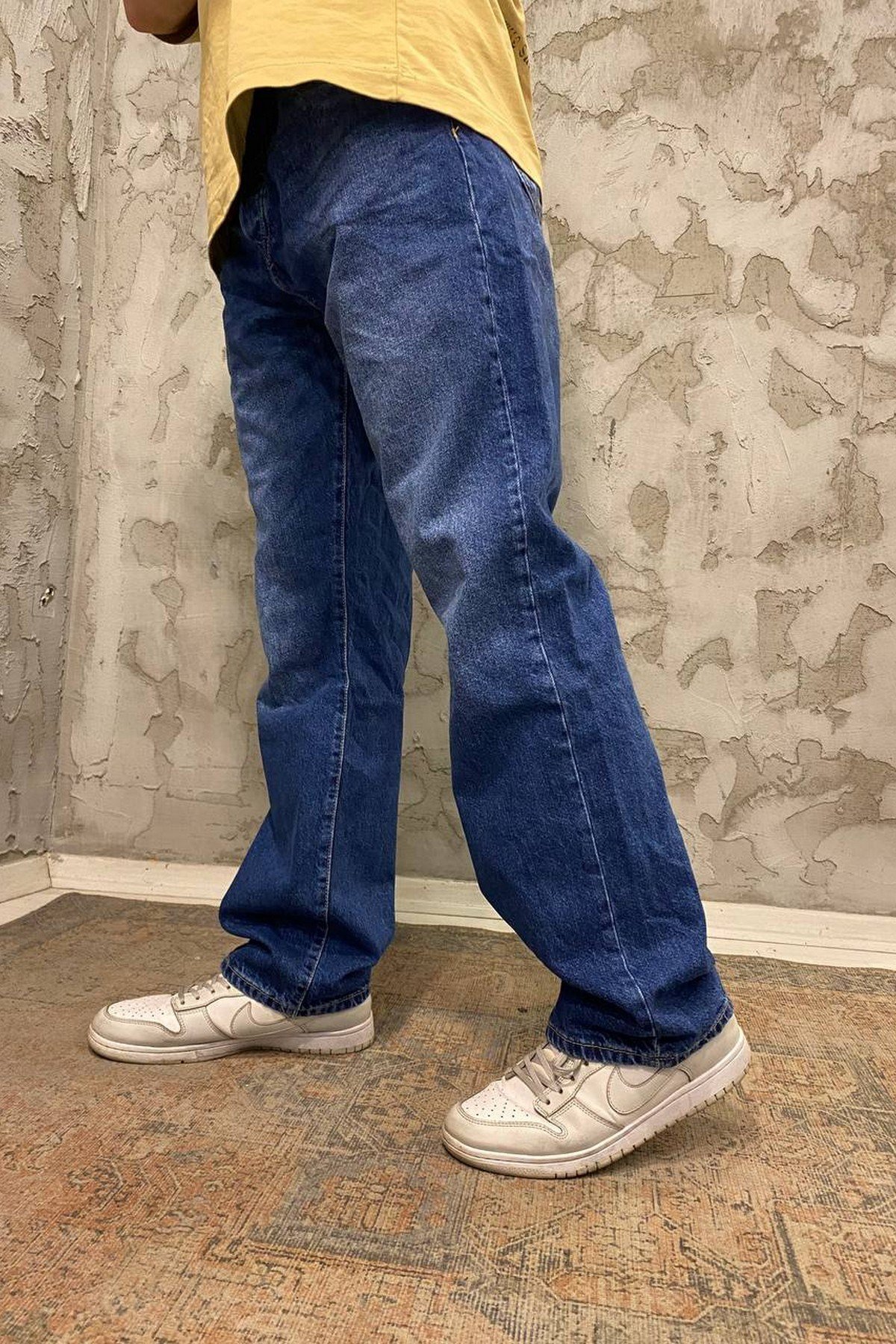 Elagance Baggy Jean Lacivert PantolonPantolonEla411