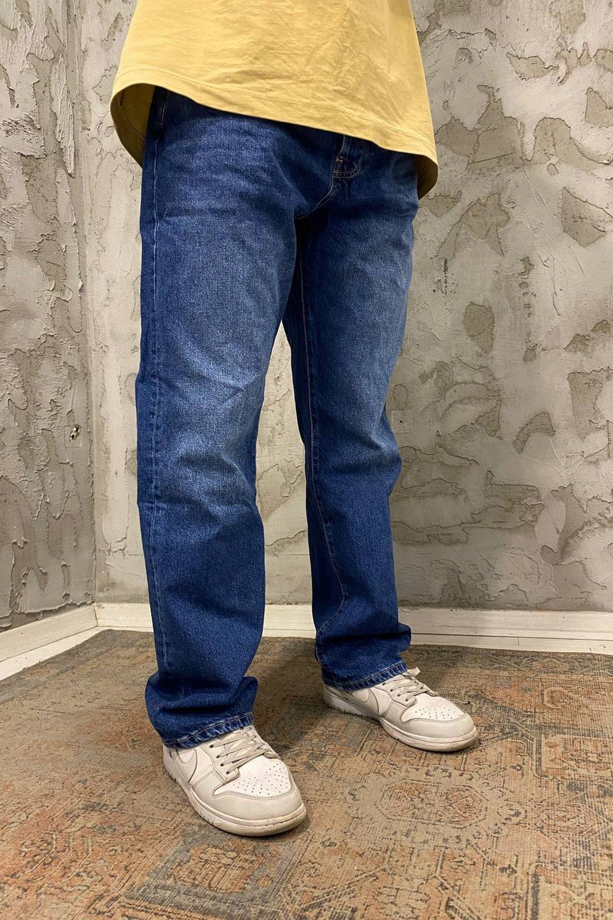 Elagance Baggy Jean Lacivert PantolonPantolonEla411