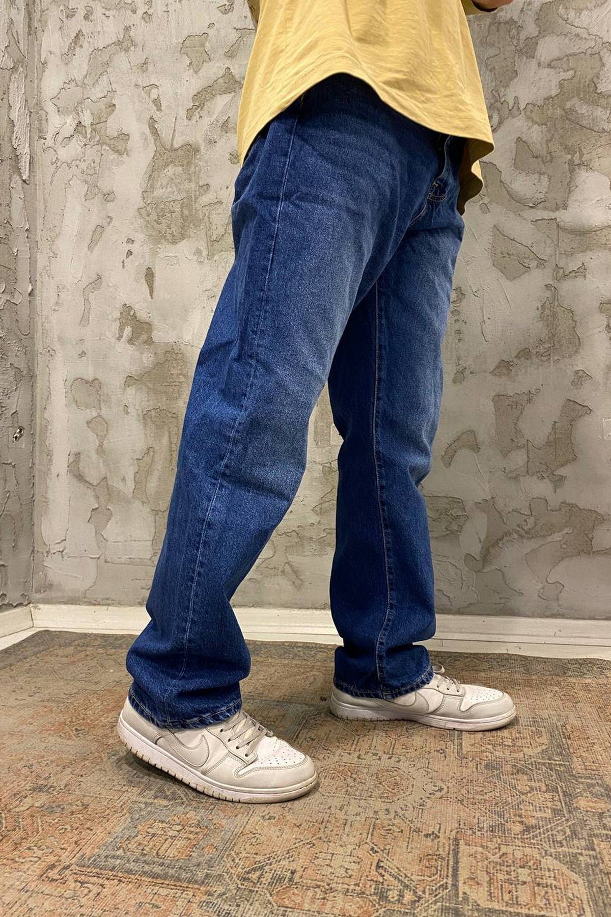 Elagance Baggy Jean Lacivert PantolonPantolonEla411