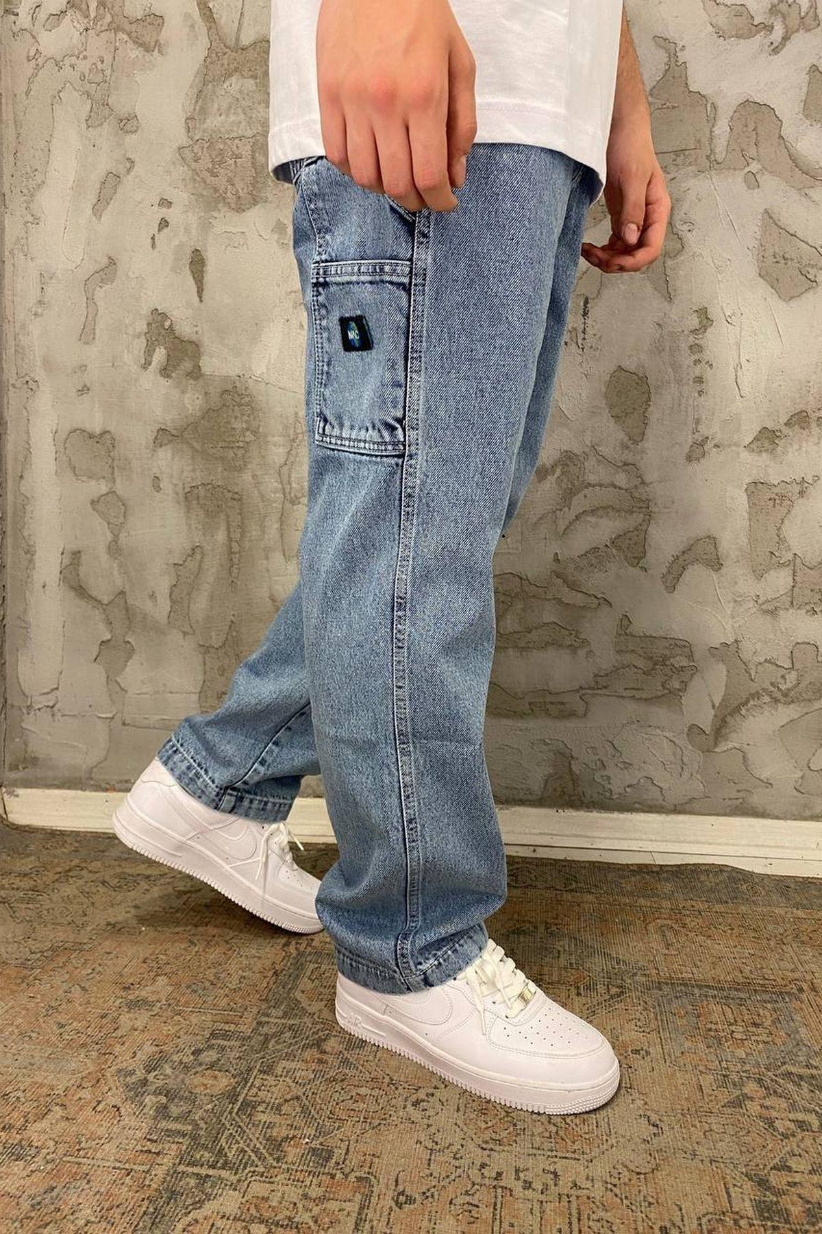 Elagance Carpender Supersonıc Kargo Baggy JeanPantolonEla428