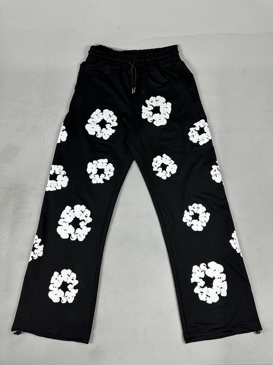 Elagance Denim Tears Baggy Siyah Eşofman HqTakımlarEla939